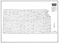 Index Map, Kansas State Atlas 1958 County Highway Maps